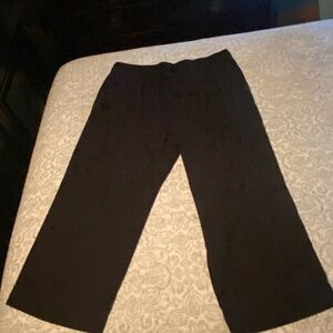 Sonoma Black Drawstring Pants Classic Style